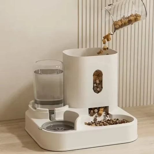 AquaFeast Smart Pet Feeding Station | Dual Food & Water System