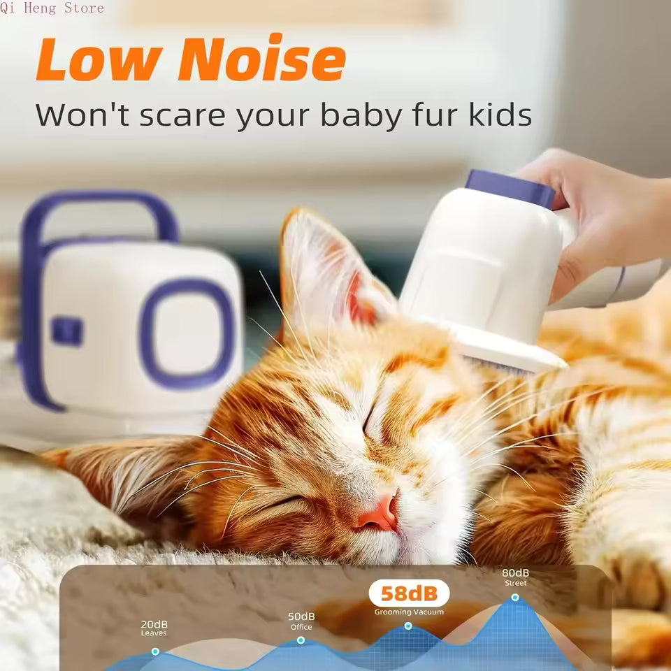 CleanSweep Pro Grooming Kit | All-in-One Low-Noise Pet Vacuum System
