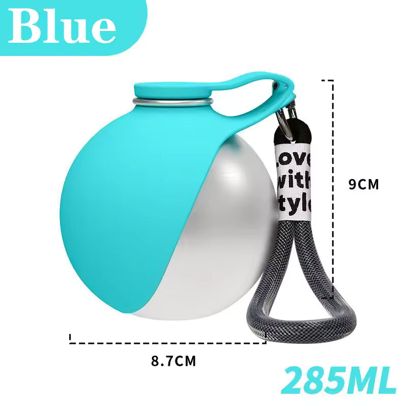 AquaGo Travel Bottle | 285ml Leak-Proof Pet Hydration Flask