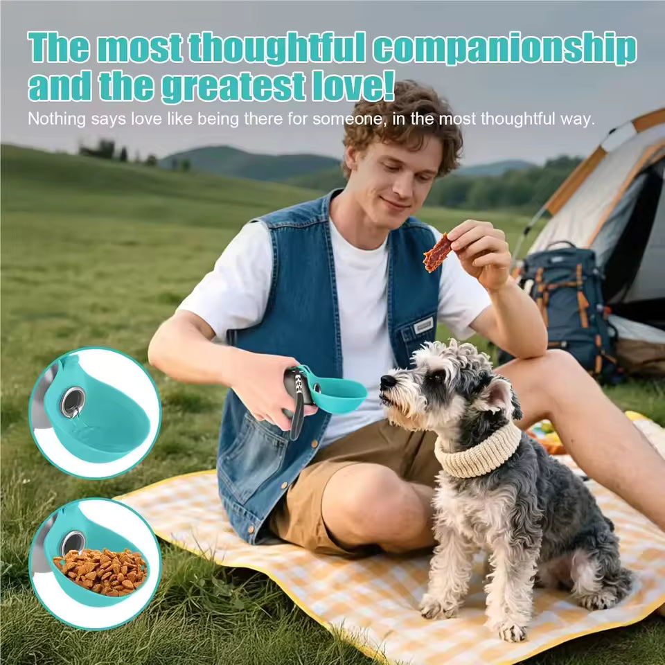 AquaGo Travel Bottle | 285ml Leak-Proof Pet Hydration Flask