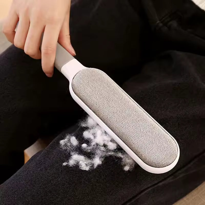 Double-Sided Pet Hair Remover, Manual Electrostatic Sticky Lint Brush, for Cat, Clothing, Sofa, Furniture, Carpet Cleaning