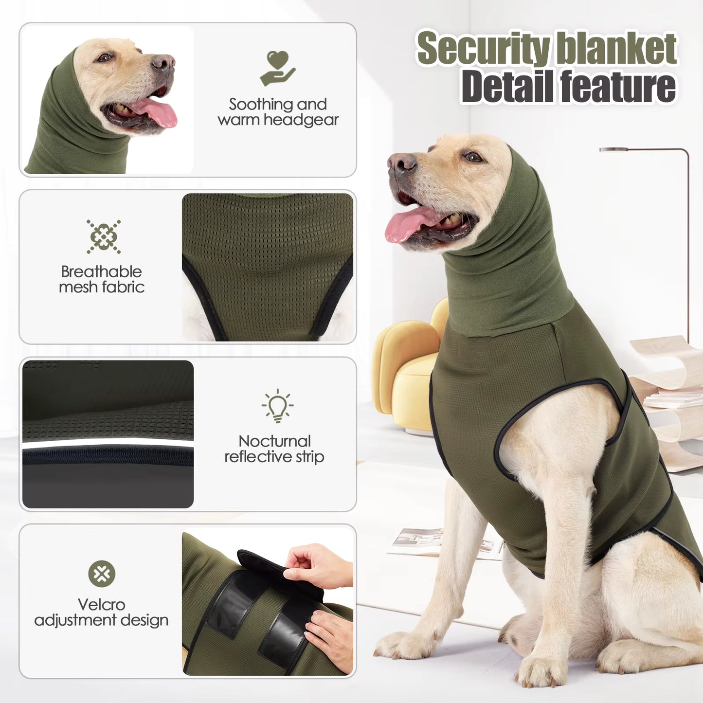 CalmCore Comfort Vest | Soothing Anxiety Wrap for Pets