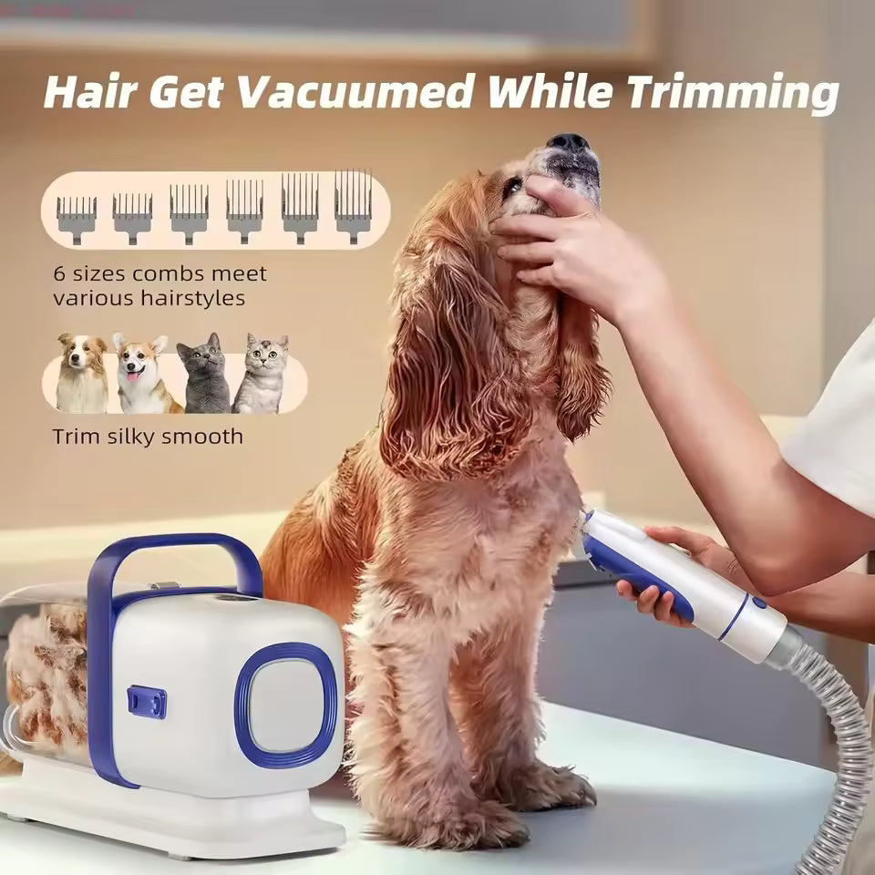 CleanSweep Pro Grooming Kit | All-in-One Low-Noise Pet Vacuum System