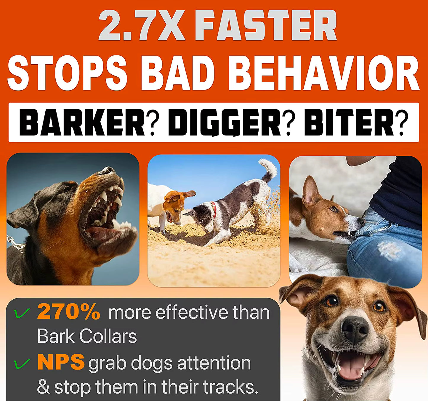 SilentGuard Ultrasonic Trainer | Rechargeable Bark Control & Safety Device