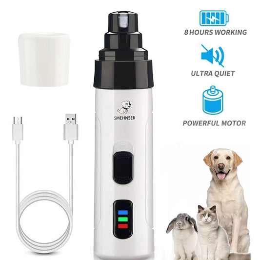 TrimEase Quiet Nail Grinder | USB Rechargeable Precision Grooming Tool