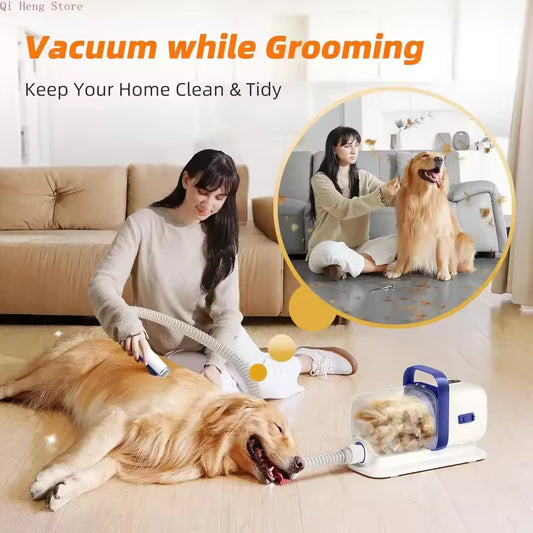 CleanSweep Pro Grooming Kit | All-in-One Low-Noise Pet Vacuum System