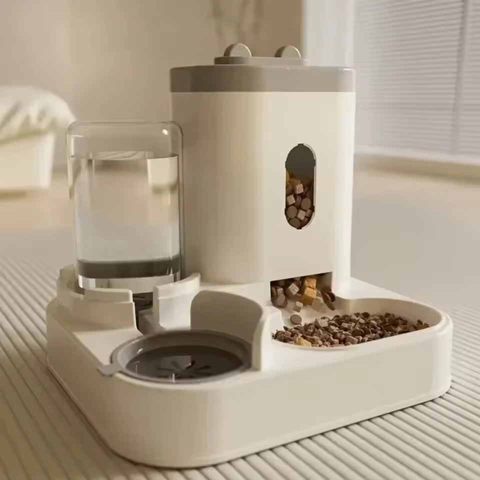 AquaFeast Smart Pet Feeding Station | Dual Food & Water System